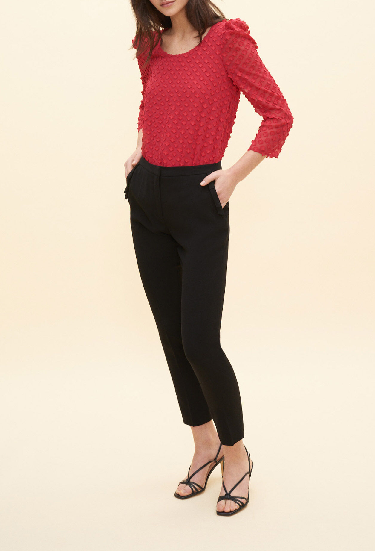 Flared top
