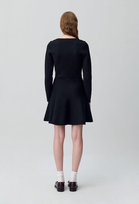 Robe maille patineuse