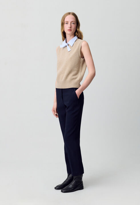 Plain tailored trousers 