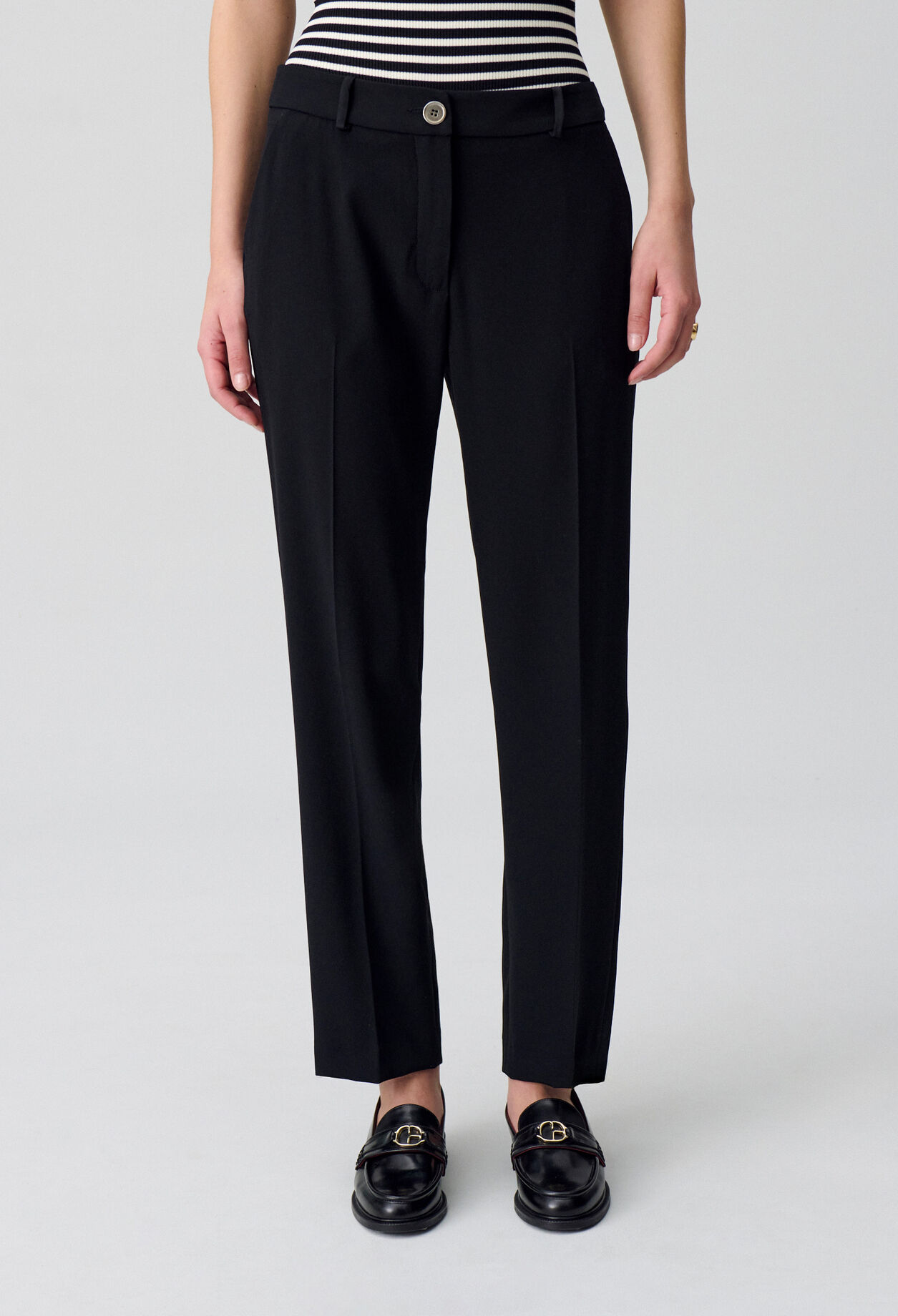 Plain tailored trousers 