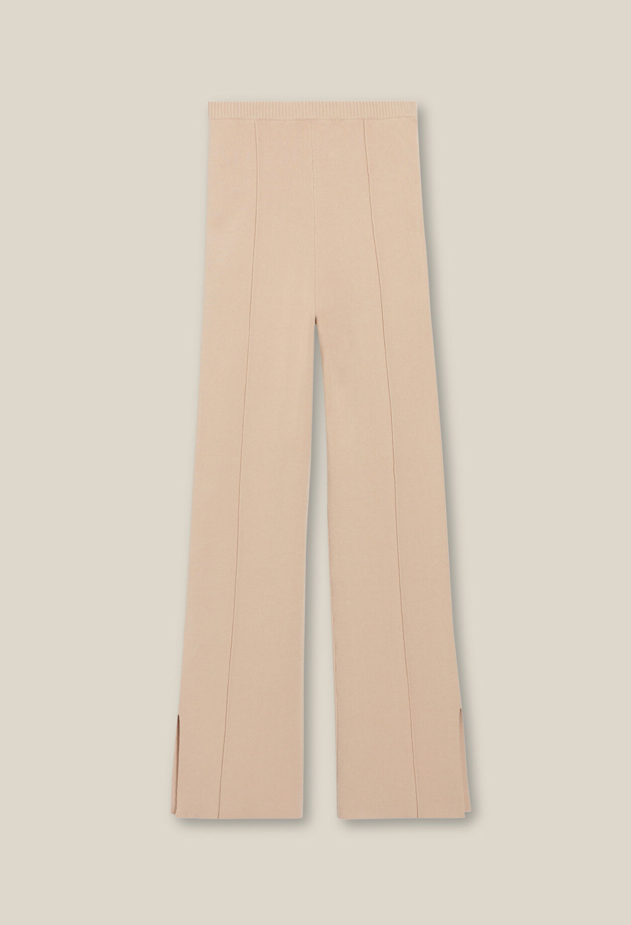 Pantalon droit fentes cheville