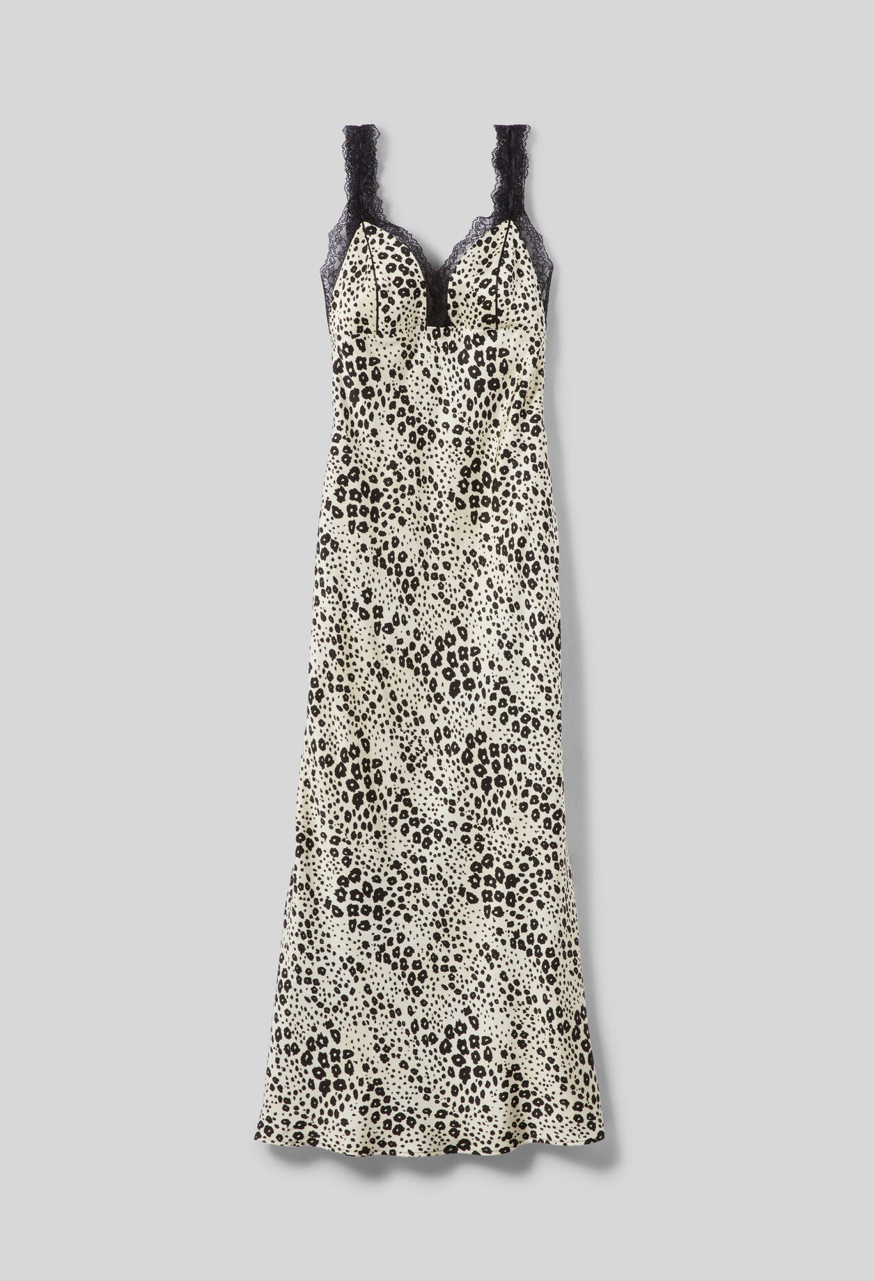 Robe satin imprimé animal