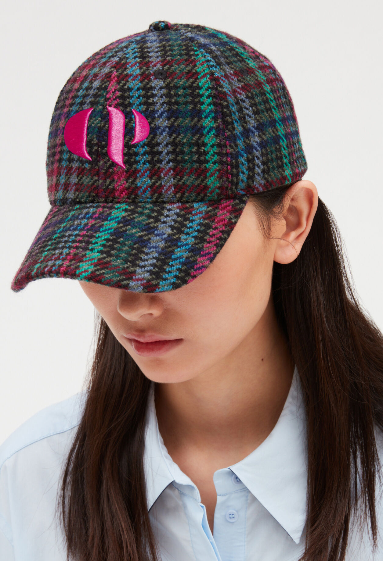 Casquette verte tissu