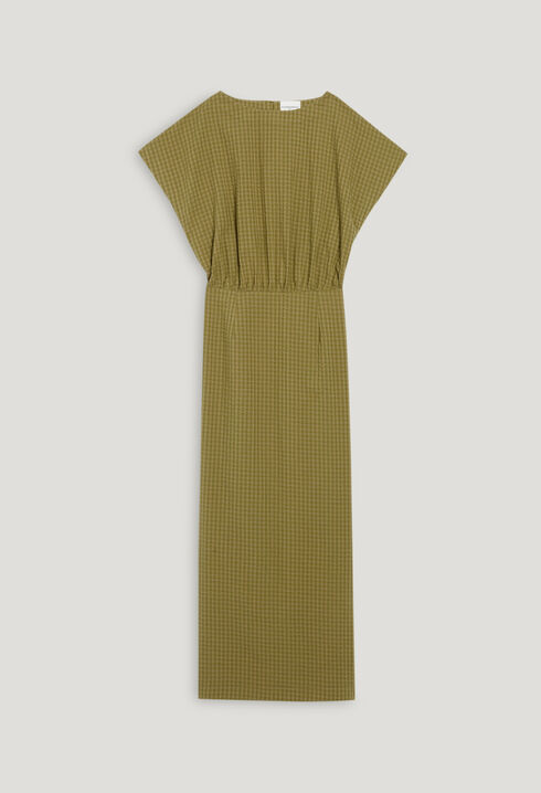 Robe midi rayures