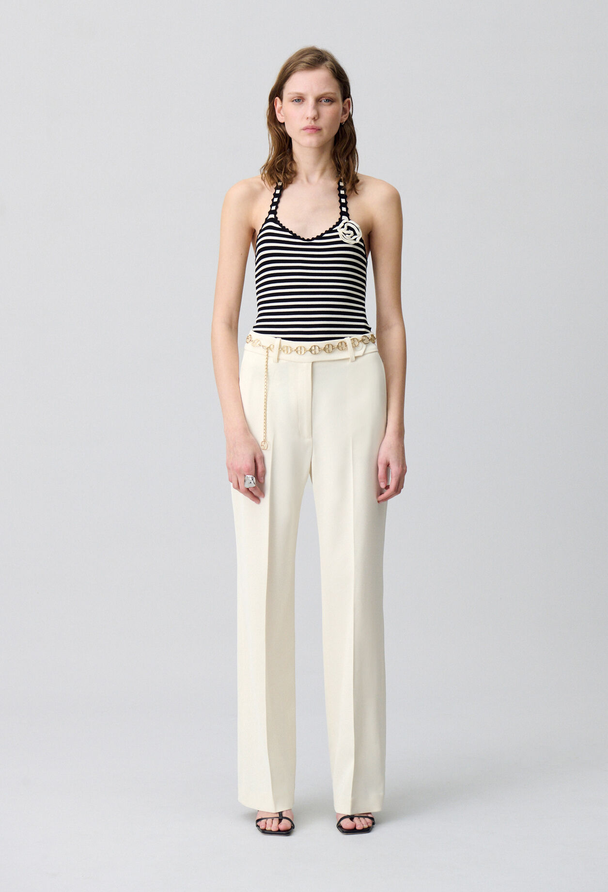 Tailored Straight-Leg Trousers