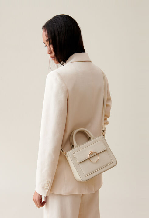 Sac Anouck cuir grain&eacute;