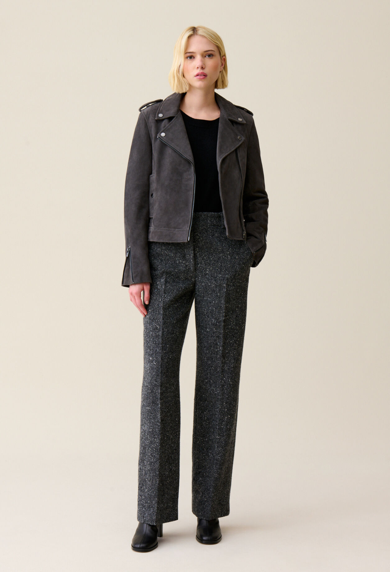 Perfecto cuir femme claudie pierlot outlet
