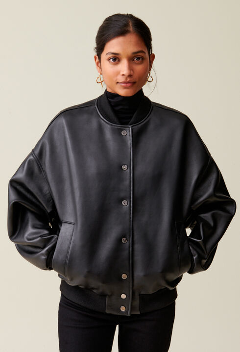 Veste bomber cuir Jean Toto