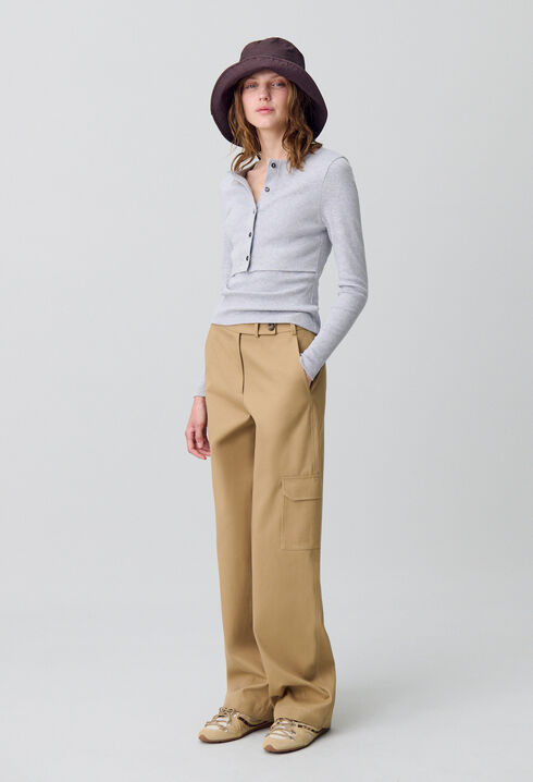 Set aus T-Shirt und Strickjacke