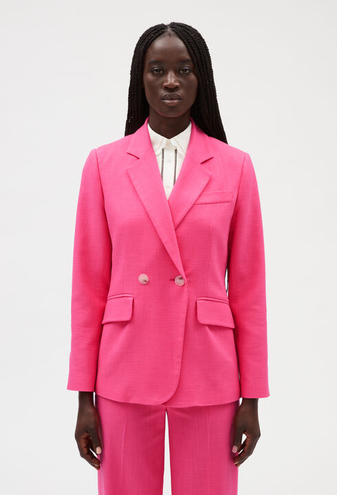 Veste tailleur rose