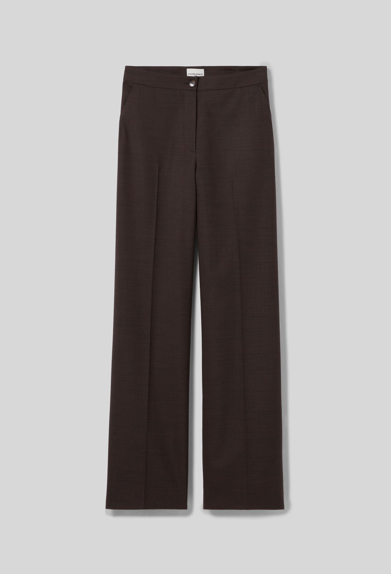 Pantalon droit laine