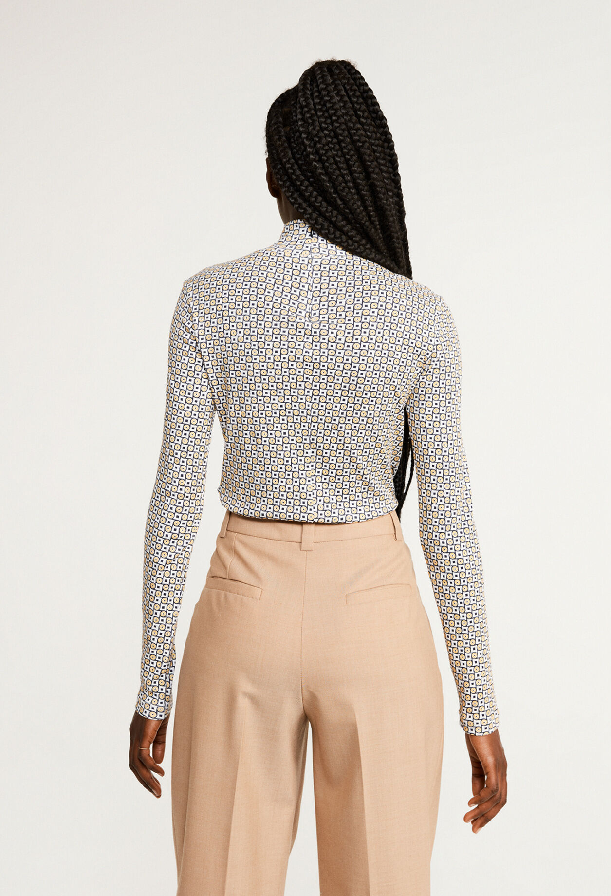 Top imprimé en coton biologique