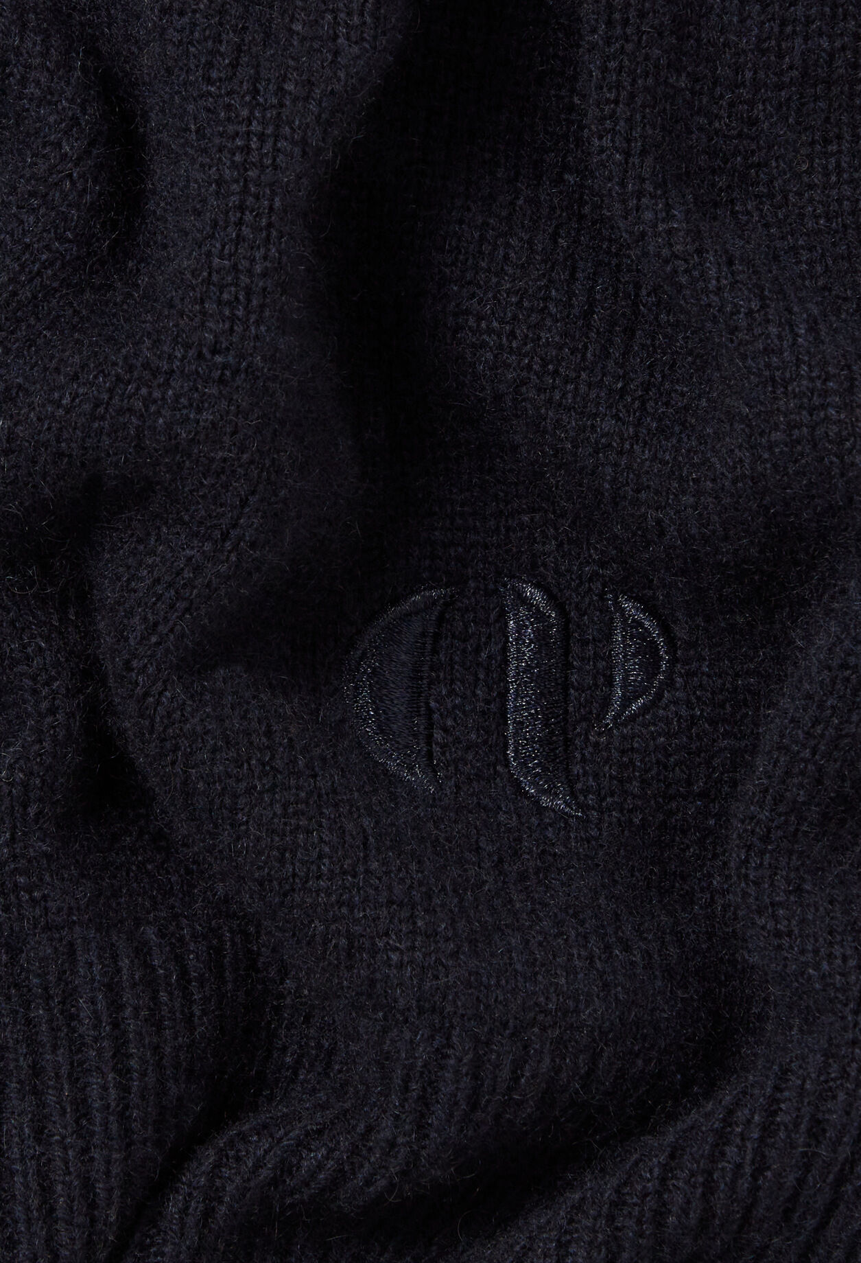 Pull cachemire bleu marine