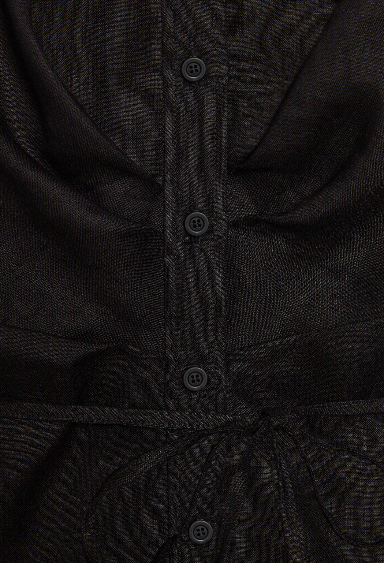 Robe courte en lin