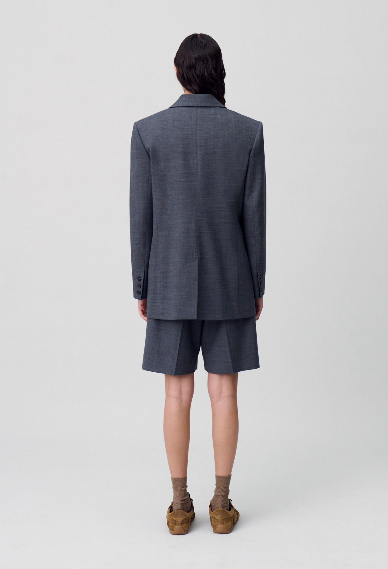 Double-Breasted Tailored Blazer