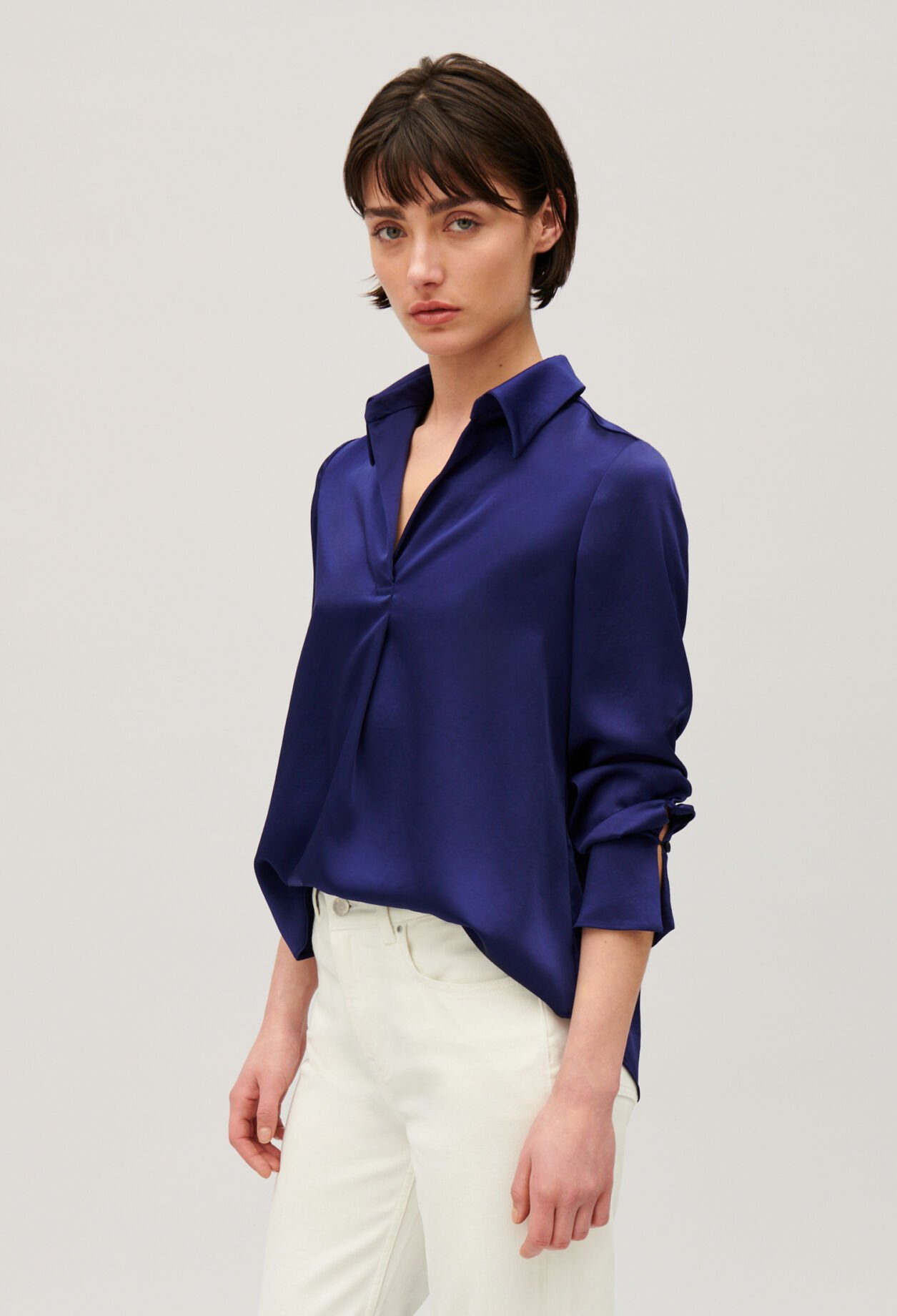 Blouse fluide plissée