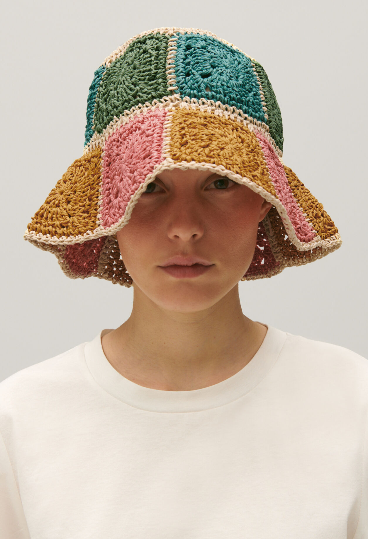 Bob tressé multicolore