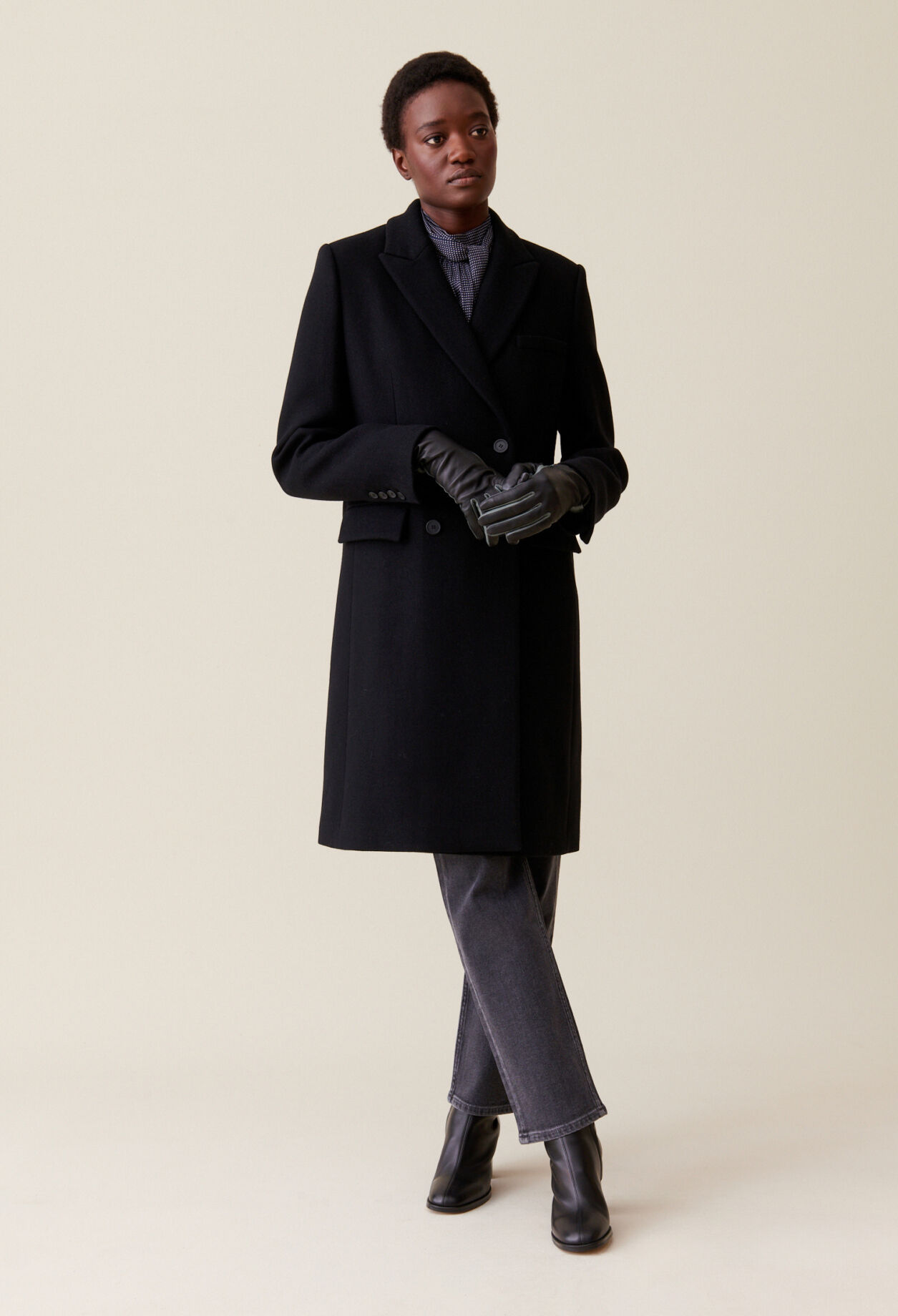 3 4 Length Straight Coat for women Claudie Pierlot