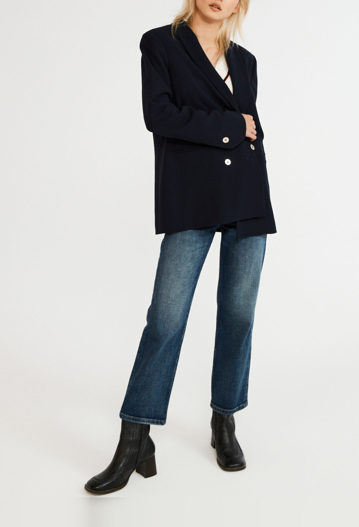 Jacke mit übergroßem Schnitt
