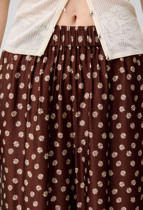 Fließende bedruckte Hose