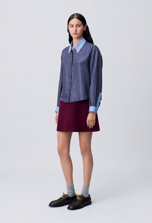 Silk Printed Shirt