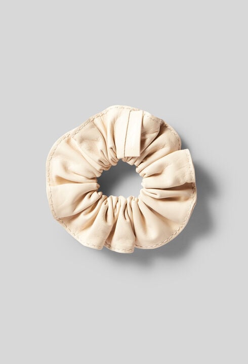 Leather Scrunchie