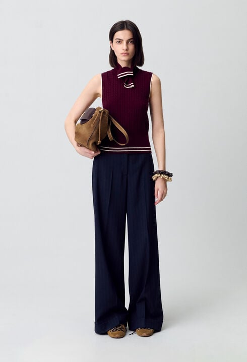 Sleeveless jumper