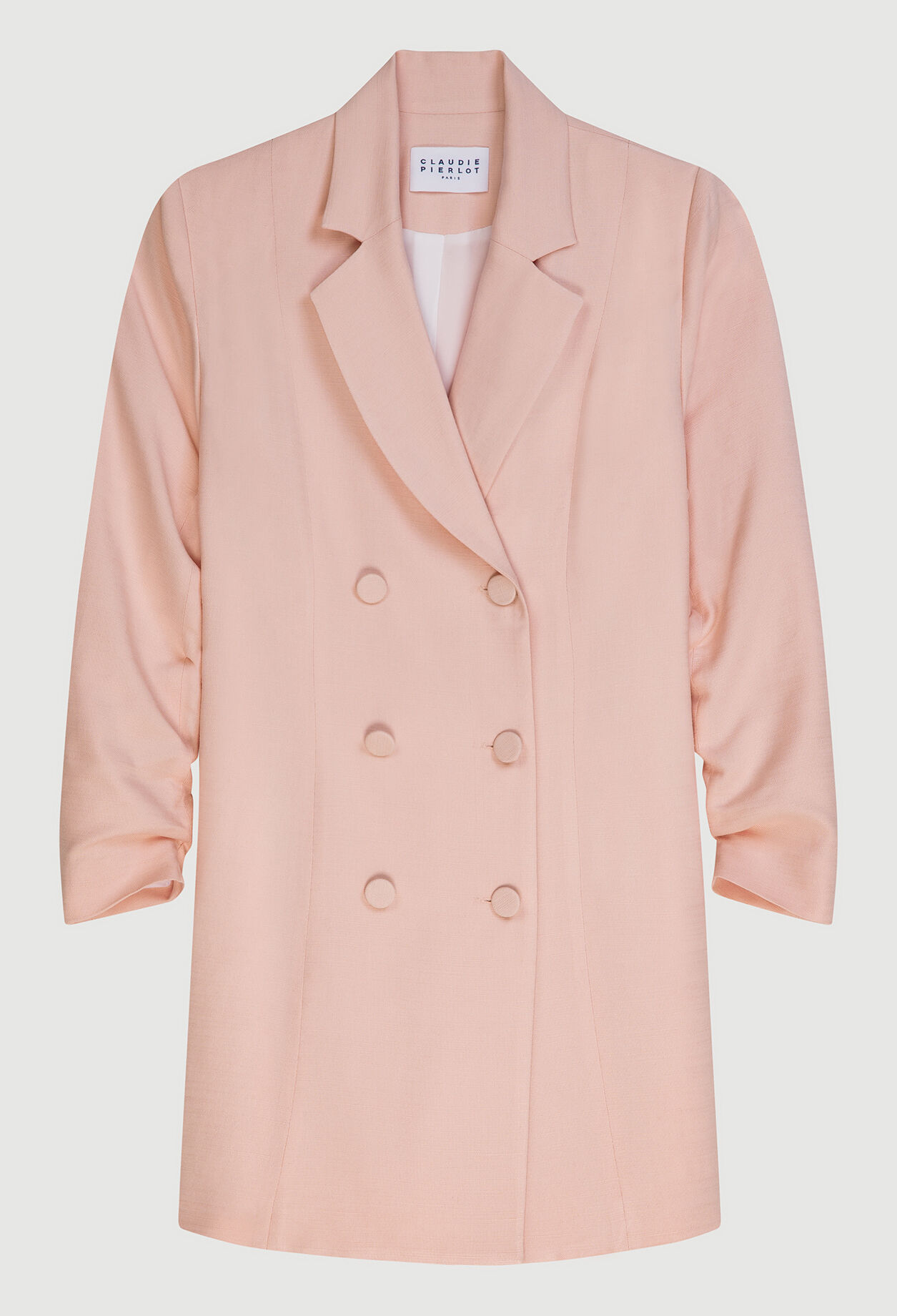 Robe façon veste double boutonnage