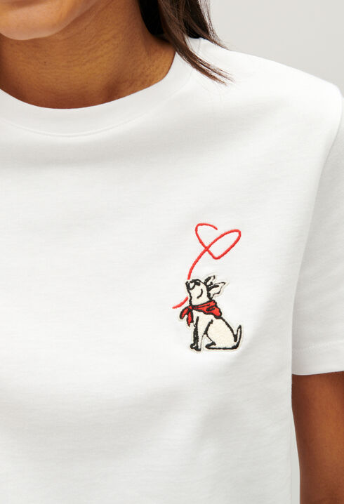 Tee-shirt Jean Toto écru