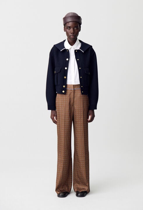 Pantalon fluide imprimé
