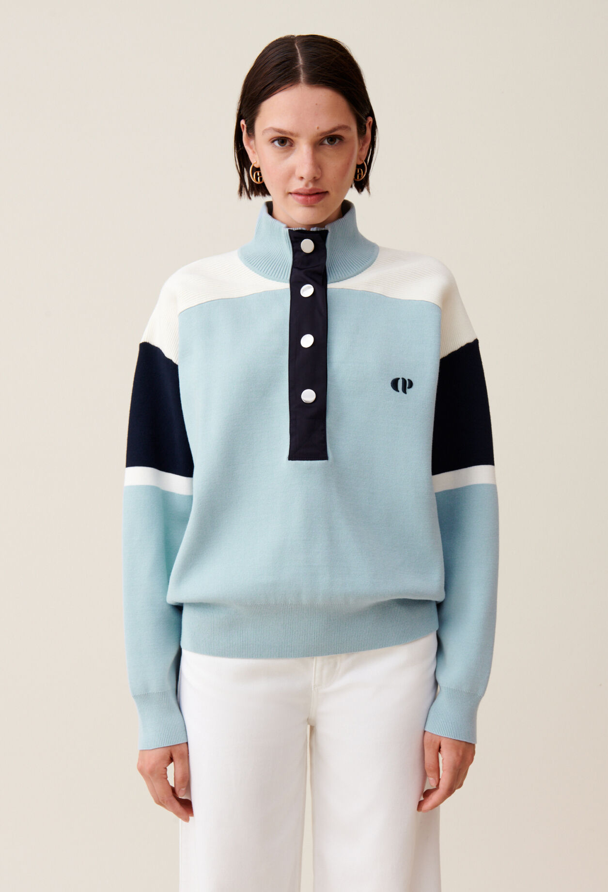 Sweatshirt Minimum col camionneur
