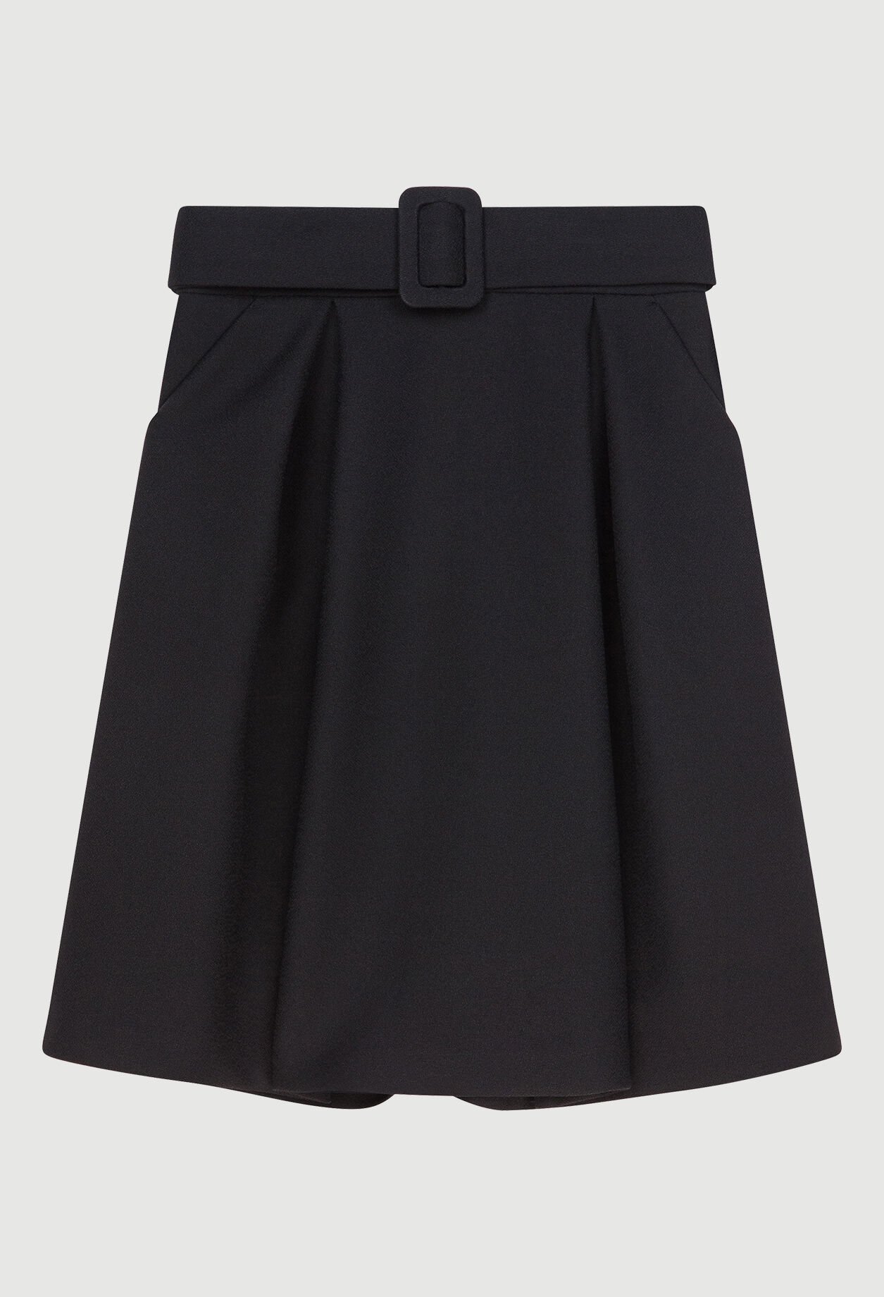 Jupe noire avec ceinture