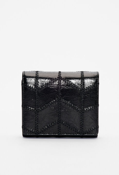 Brieftasche Lackleder