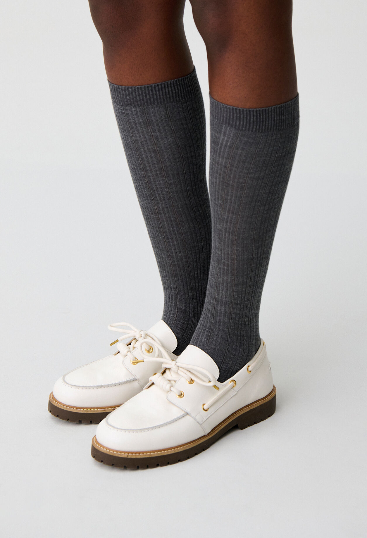 Bootsschuhe aus Leder