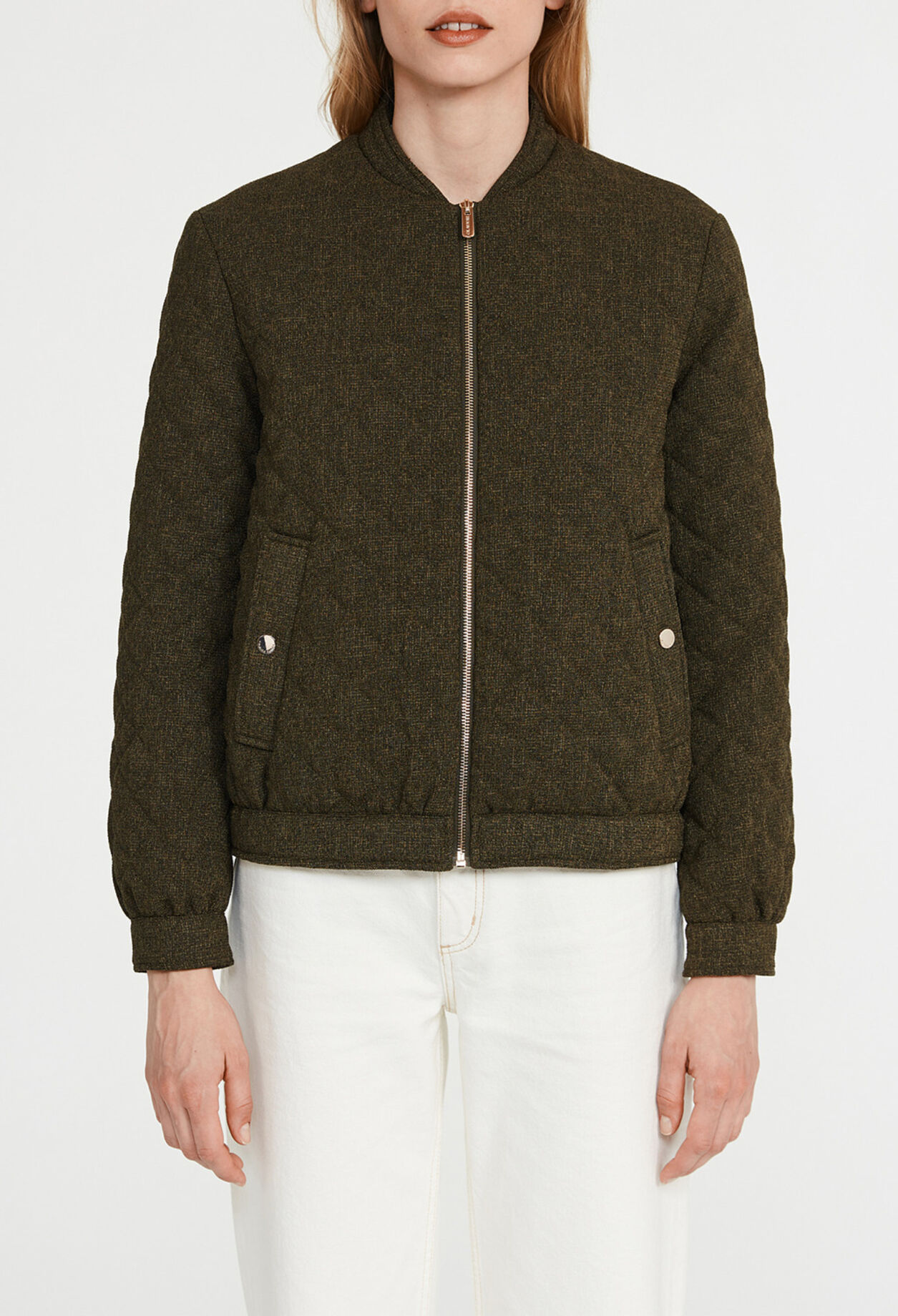 Gesteppter Teddy-Blouson