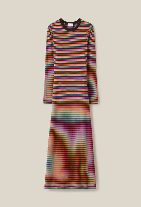 Long tube dress wool knit