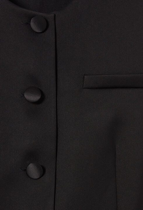 Veste cintrée satinée