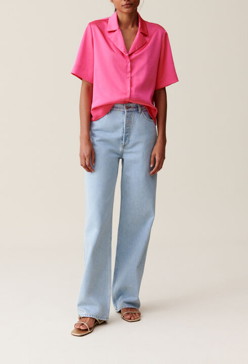 Floaty short-sleeved shirt