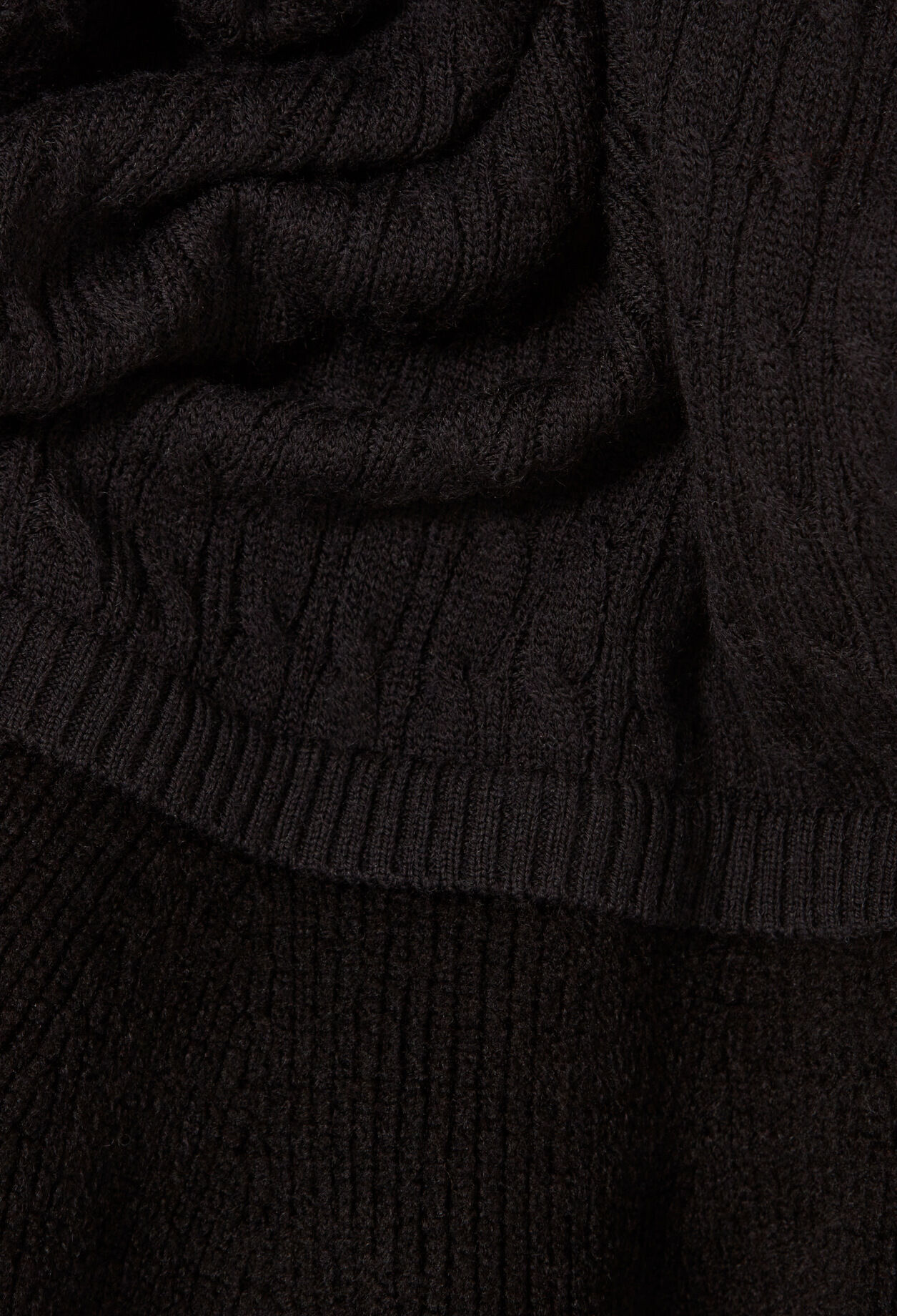 Ribbed Turtleneck Knit Dress