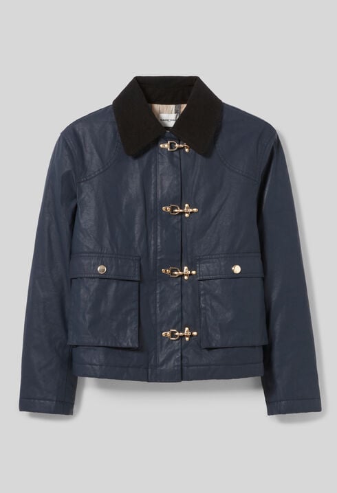 Parka courte cirée