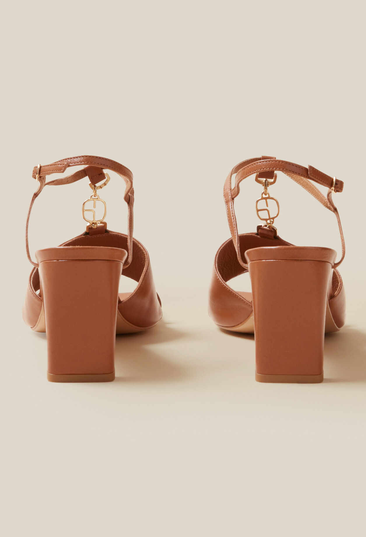 Sandales talon bijou CP