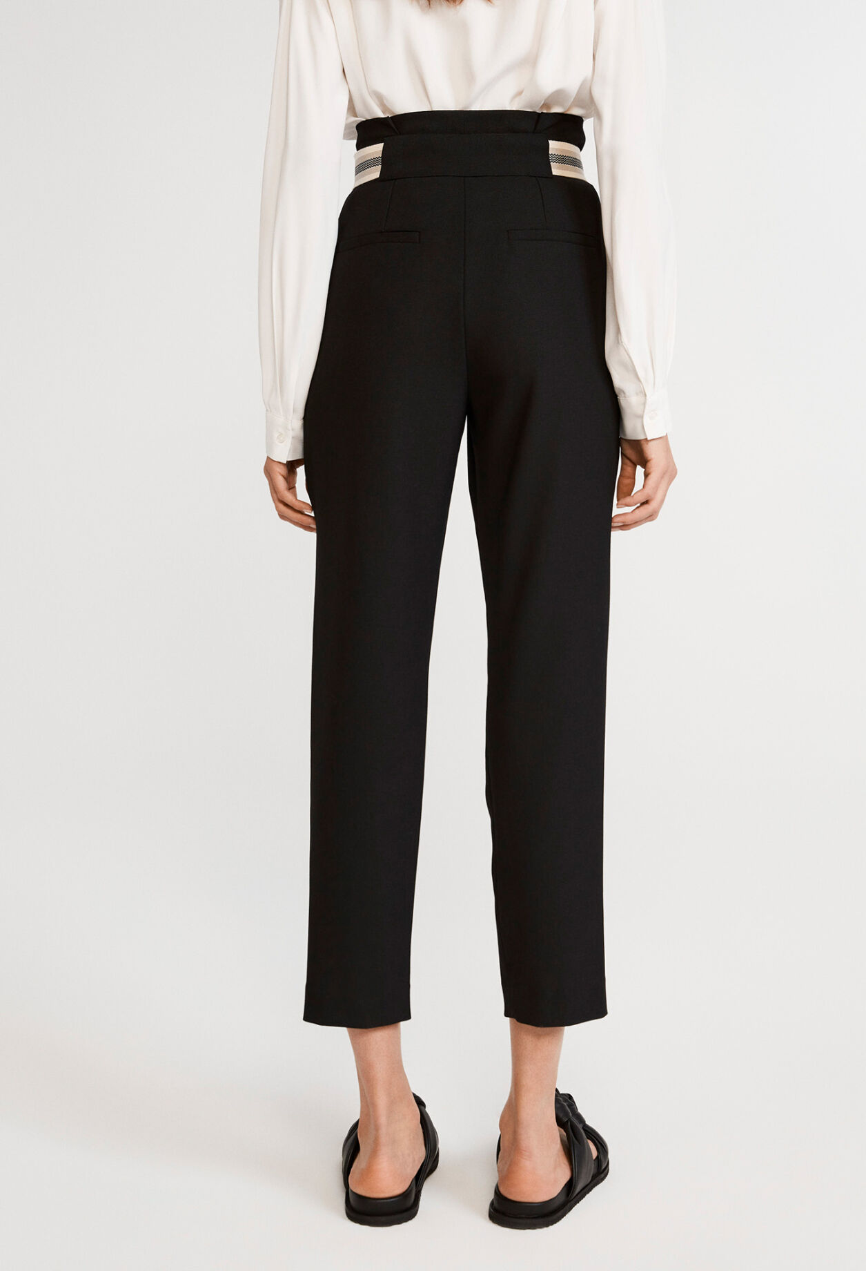Pantalon taille haute