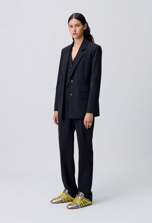 Veste droite tailleur