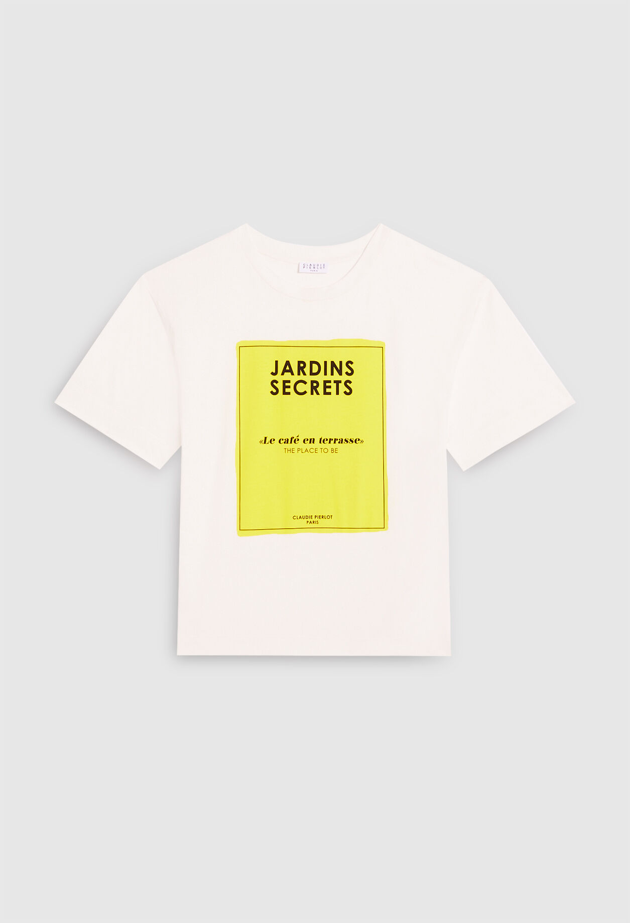 T-shirt sérigraphié en coton biologique