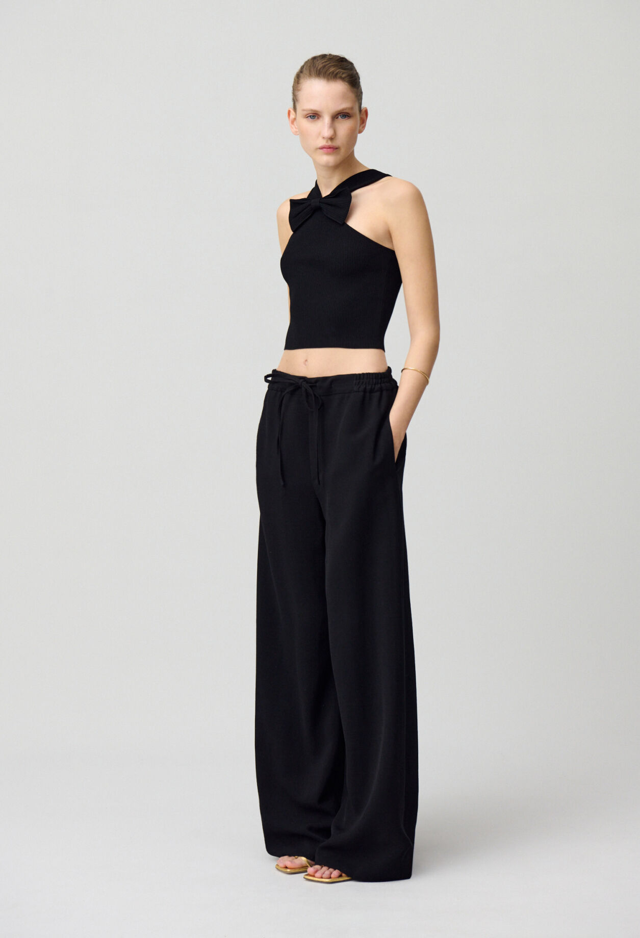 Top fine maille noeud