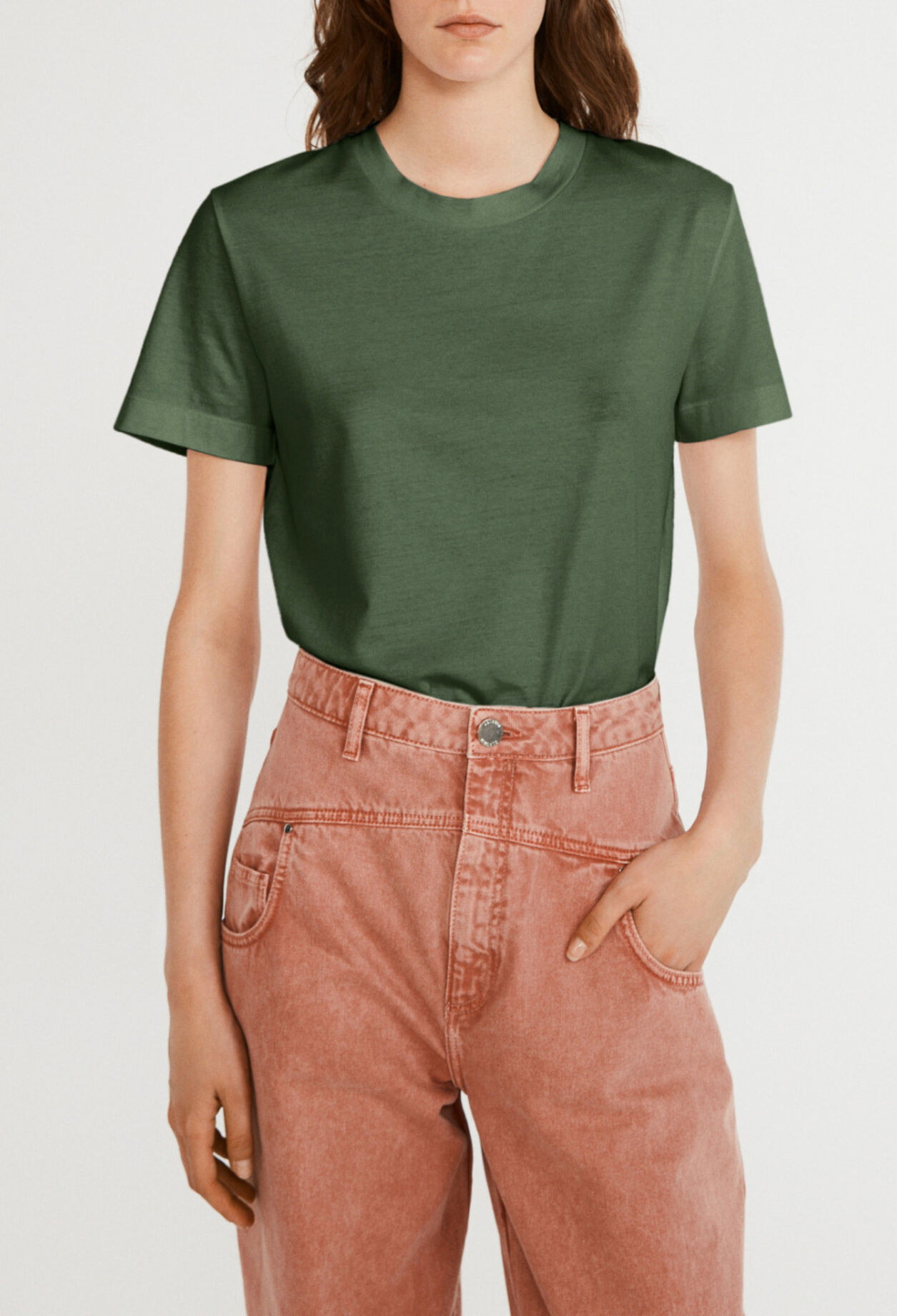 Embroidered short sleeves t-shirt