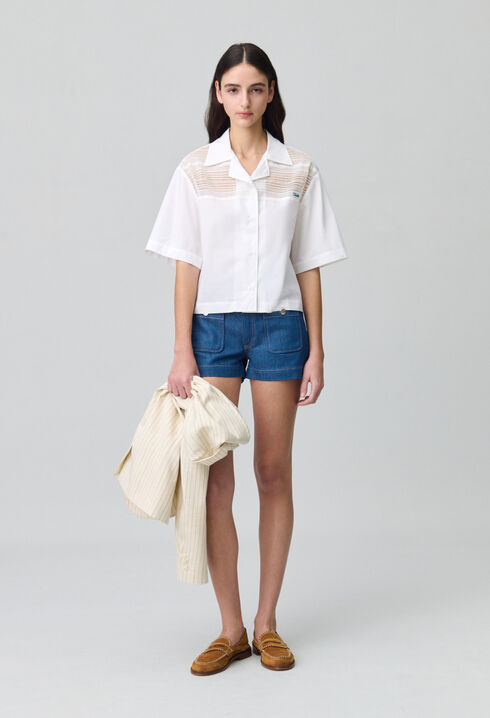 Cropped shirt