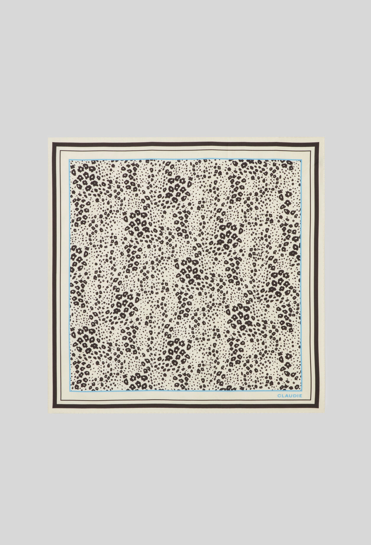 Seidenschal mit Leopardenmuster