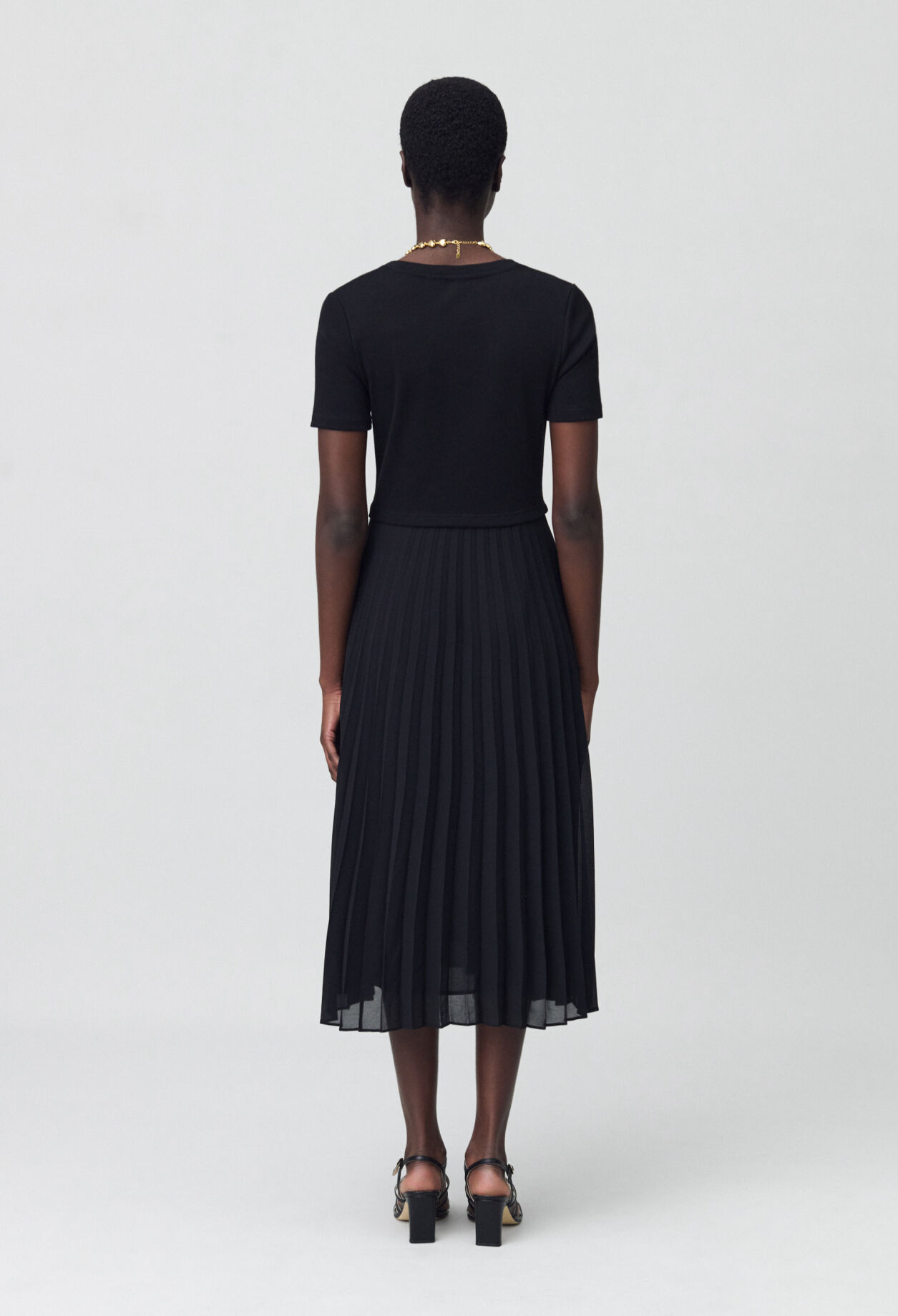 Robe Teli longue bimatière