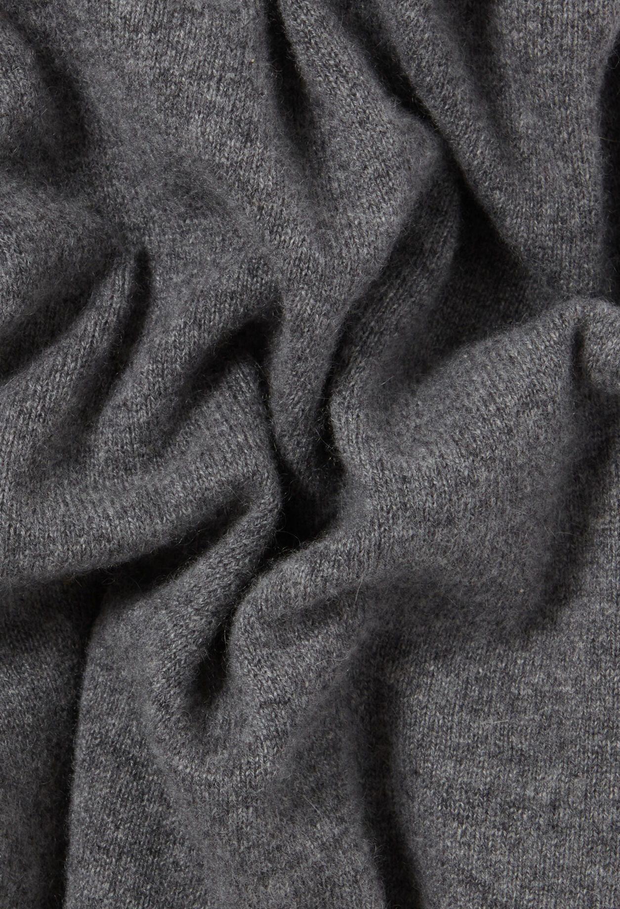 Fluid grey cashmere trousers